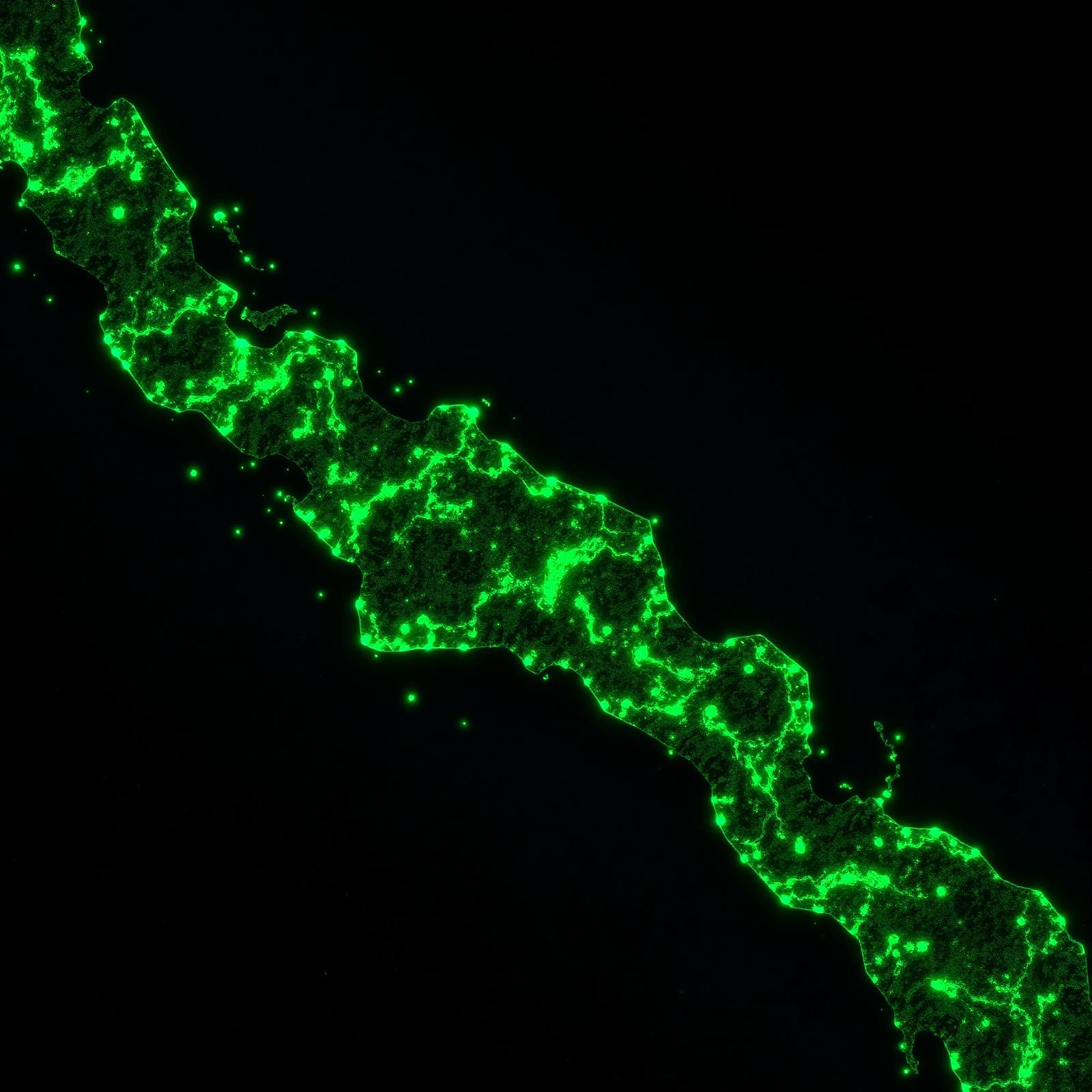 Satellite view of forest